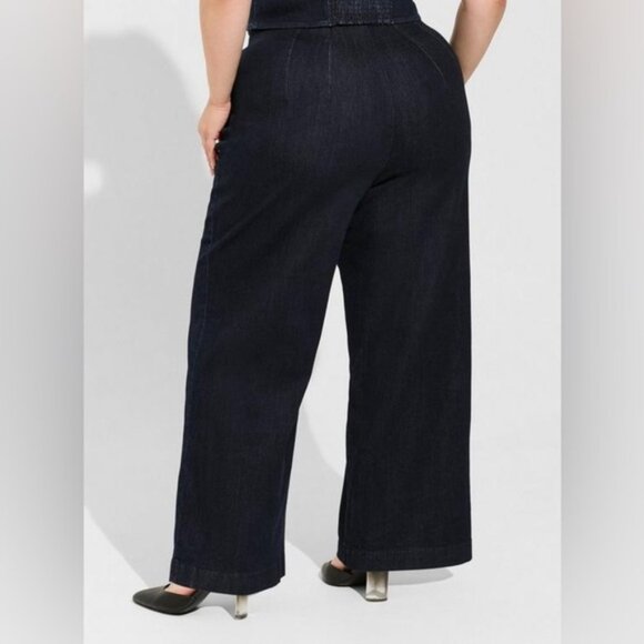 Torrid Wide Leg Super Soft High-Rise Trouser Jean Size 14 - Picture 3 of 14